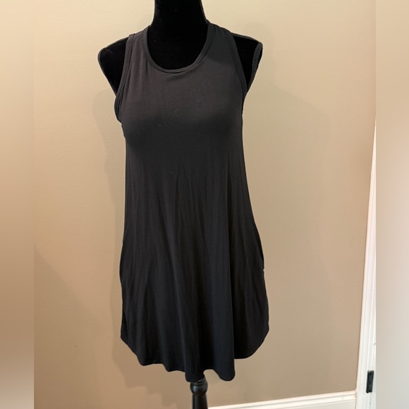 Women’s SHEBIRD The Tunic Tank Bra Dress- Black. Size 3 (US Size 6) - Picture 2 of 7